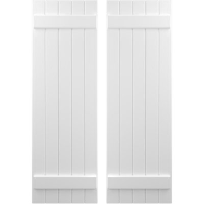 Americraft (2 Batten) Joined Board-n-Batten Shutters (Per Pair)
