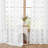 Embroidered Pentagram Light Filtering Sheer Curtains (Set of 2)-1157244853-1157244852