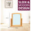 Madelynn Solid Wood Flat Floor Mirror