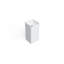 Lavabo de salle de bain autoportant en résine Badeloft SB-01-G en blanc brillant-35943425