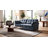 90" Wide 3 Seater Pull out Sofa Sectional Sleeper Sofa with USB Charging-577847713