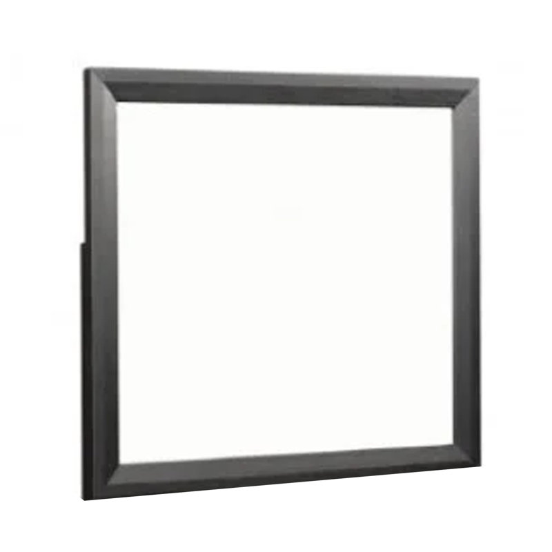 Miroir de coiffeuse Kaira, bois 36 x 42, Espresso brun
