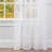 Geometric Semi Sheer Rod Pocket Curtain Panel-13174969-13174970