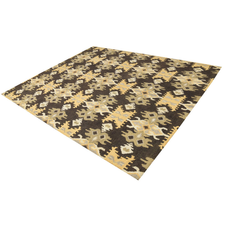 Tapis noir Otto