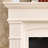 White Solid Wood Electric Fireplace-1459531679