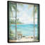Windows at the beach II - Coastal Windows, reproduction d'art encadrée-72803337-162224242