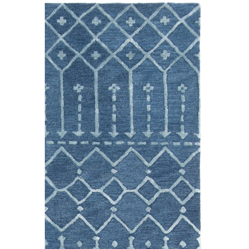 Tapis en laine touffeté à la main Griffiths, Rectangle 3 pi x 5 pi