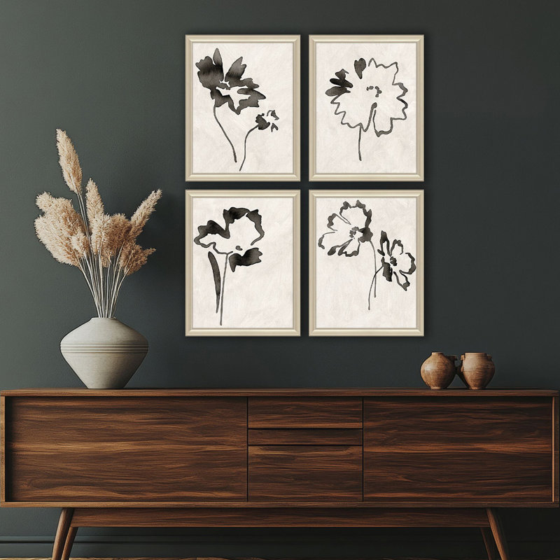 Botanical Silhouettes Framed Art