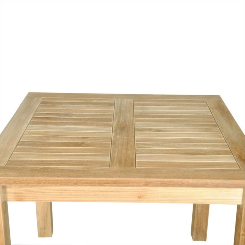 Bahama Outdoor Square Teak Bistro Table