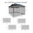 12 pi. L 12 pi. D Auvent escamotable en acier-69683143