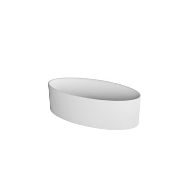67'' x 31.4'' Freestanding Soaking Acrylic Bathtub