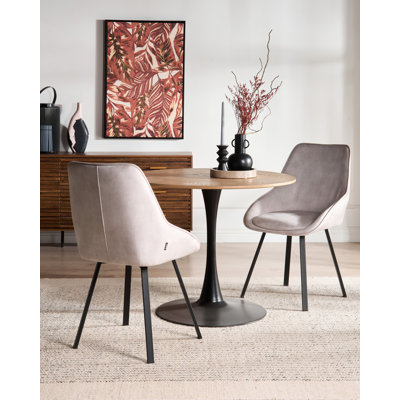 49cm H Velvet Upholstered Side Chair