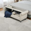 Banc de rangement rembourré avec 1 coussin-898432219