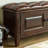 Retro Style Wood Upholstered Entryway Leather Storage Shoe Bench-111819233
