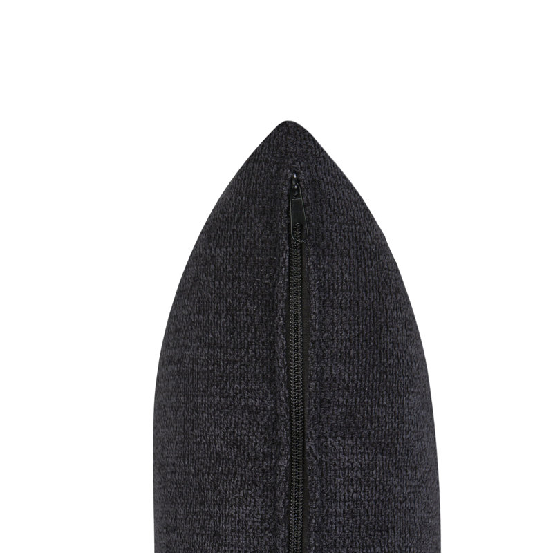Tasleem Upholstered Fabric Armchair, Black Fabric
