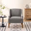  Chaise d'appoint rembourrée Halcott-648802656
