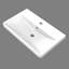 Nirvaan 590mm Single Bathroom Vanity with Drop In Resin Basin