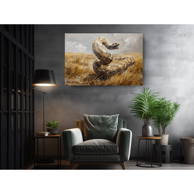 Reproduction de peinture effrayante de faune effrayante sur toile, reproduction de peinture à l'huile