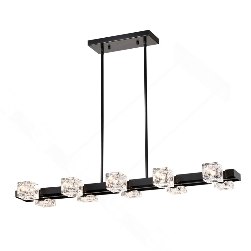 Lustre rectangulaire pour salle à manger