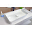 Lavabo de salle de bain vasque rectangulaire en céramique L 24 po x l 14 po-125359680-128516812