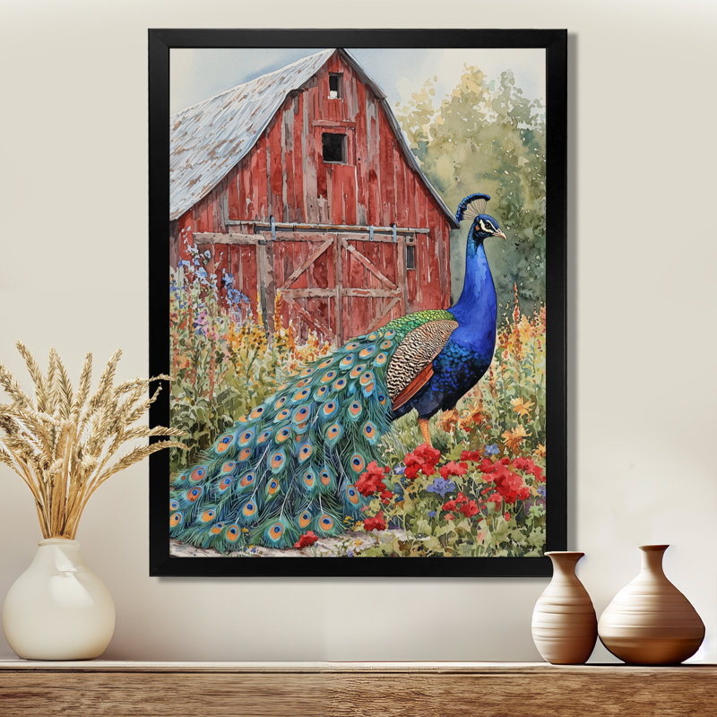 Ickes - animaux, art mural sur toile, H 44 po x l 34 po, Noir, Reproduction encadrée d'une seule photo