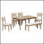 Modern Artificial Stone White Dining Table With Black Metal Legs, Seats 6 For Contemporary Spaces-56896876-56896877-56896874