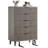 Fluted 5-Drawer Dresser For Bedroom, 28" Modern Chest Of Drawers With Deep Drawers, Wood Drawer Organizer For Living Room, Hallway, Nursery, Hallway Closet-1613724963
