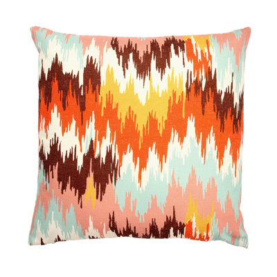 Sunrise Flames With Polyester Insert Pillow