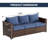 3-Seat Outdoor Wicker Patio Sofa-916170603