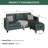 Serio Convertible Sectional Sofa Couch, L Shaped 3 Seater Sofa Couch with Storage Ottoman and Side Pockets-1628855801