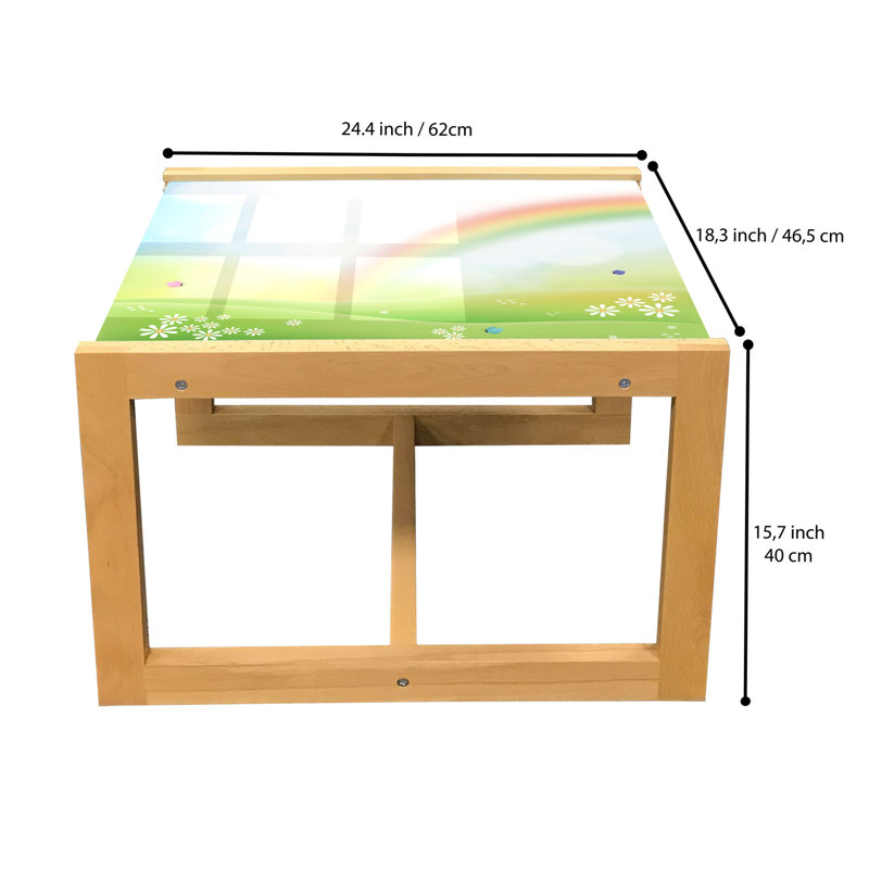 Jancar Sled Coffee Table, 62cm H x 46cm W x 40cm D