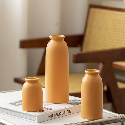 Ceramic vase set of 3