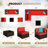 6 Piece Wicker / Rattan Outdoor Sectional Seating Group with Cushions-109309896