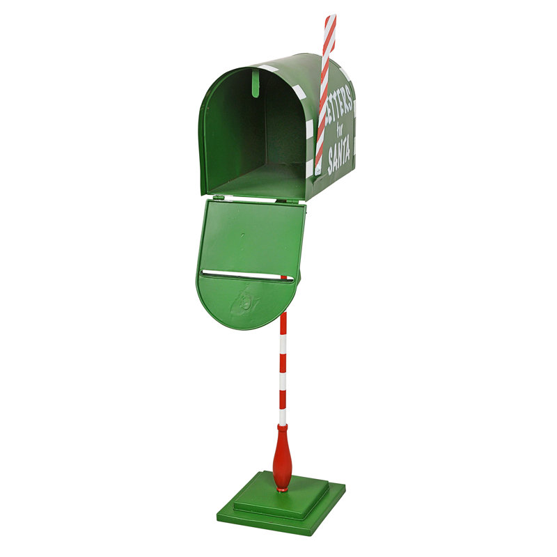 Lettres pour boîte aux lettres du père Noël avec poteau inclus