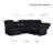 Monchat Reclining 104'' Modern Upholstered Manual Reclining Sectional Sofa Drop Down Table Cup Holders-2095983144
