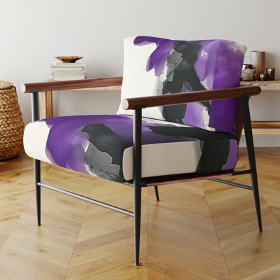 Chaise avec accoudoirs rembourrée Velvet