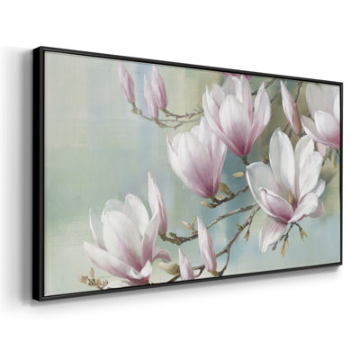 Magnolia Morning - Toile tendue avec châssis tendue, prête à accrocher