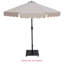 Parasols de patio en tissu avec passepoil Amalfi-460220235-460220237