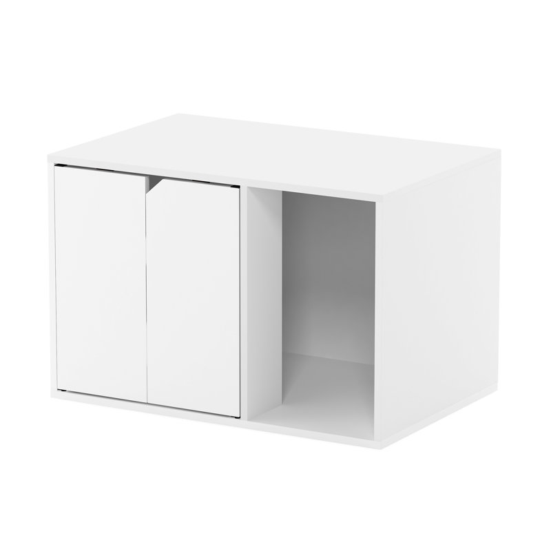 Jayleen Litter Box Enclosure, White