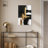 Golden Contrast I Canvas Gold Leaf Wall Art by Art Remedy-107456274-107456292