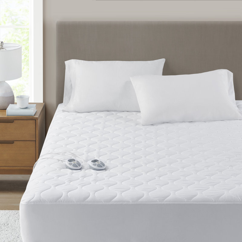 Microfiber Heated Mattress Pad, Queen