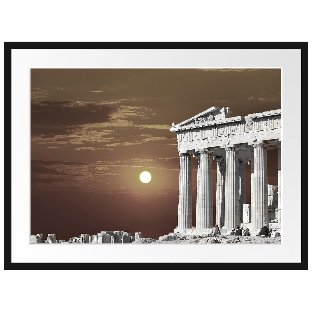 Tempel der Athene Gerahmter Fotodruck Poster