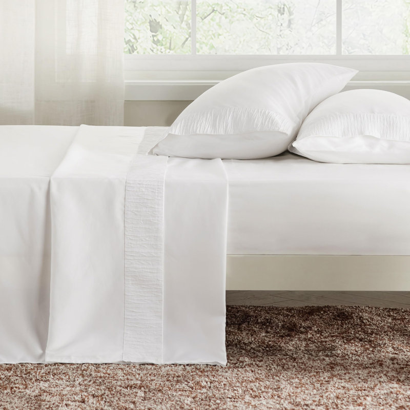 Bedsure Polyester Microfiber Sheet Set Hotel Luxury Sheets, Easy Care Cooling Bed Sheet Set 84GSM(80" x 95")GentleSoft™️