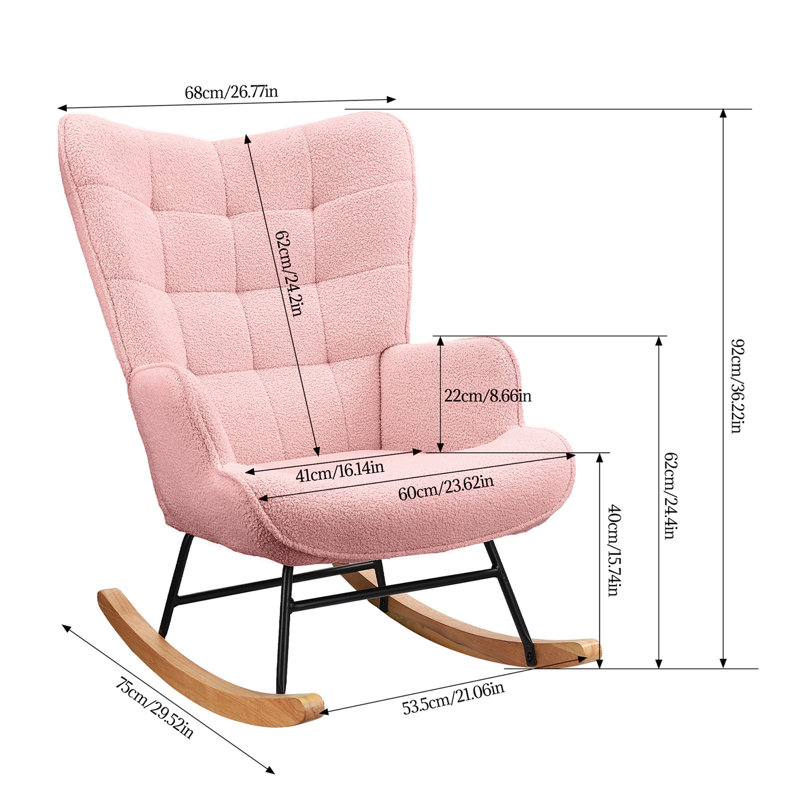 Rocking Chair, Pink