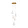 5 - Light Gold LED Cluster Pendant