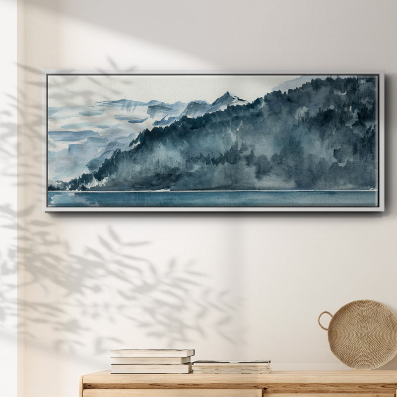 Winter Fjords II, H 8 po x l 20 po x P 1,5 po, Blanc