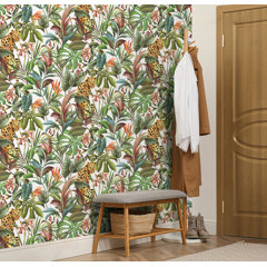 Daisy Bennett Sorento Tile Peel & Stick Wallpaper - Jungle Green – US Wall  Decor