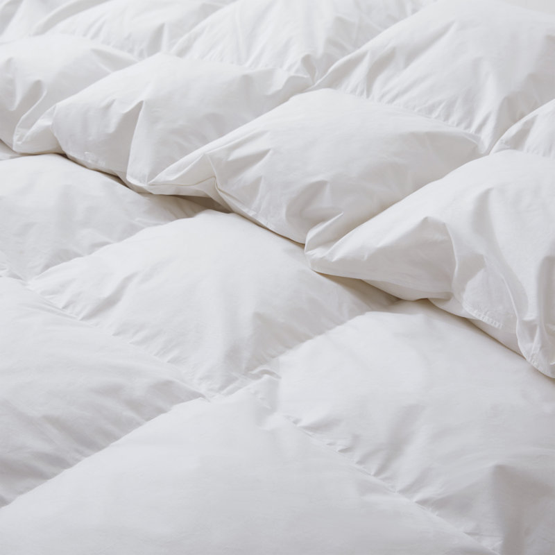 Housse de couette toutes saisons 100% coton, Très grand lit, White