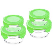 Glasslock] Assorted Food Storage Containers with Green Lids, 40-Pcs Set –  EverydaySpecial