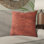 Coussin décoratif de luxe paprika Jam